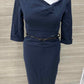 Black Halo Navy Womens Women Size 12/14 Dress