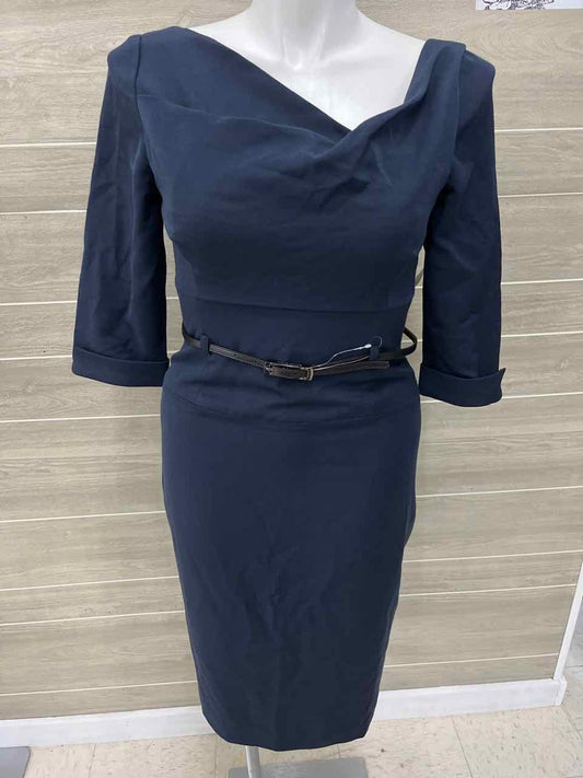 Black Halo Navy Womens Women Size 12/14 Dress