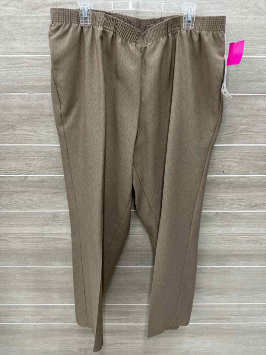 Alia Taupe Womens Size 22W Pants
