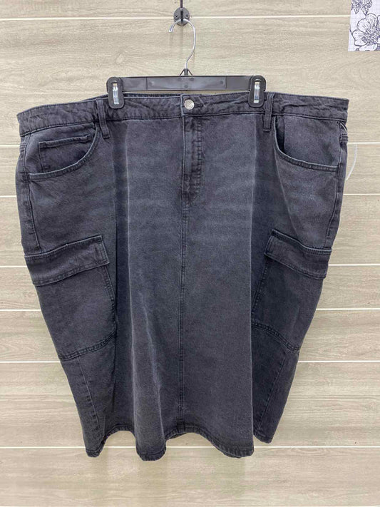 Ava & Viv Black Womens Size 26 Skirt
