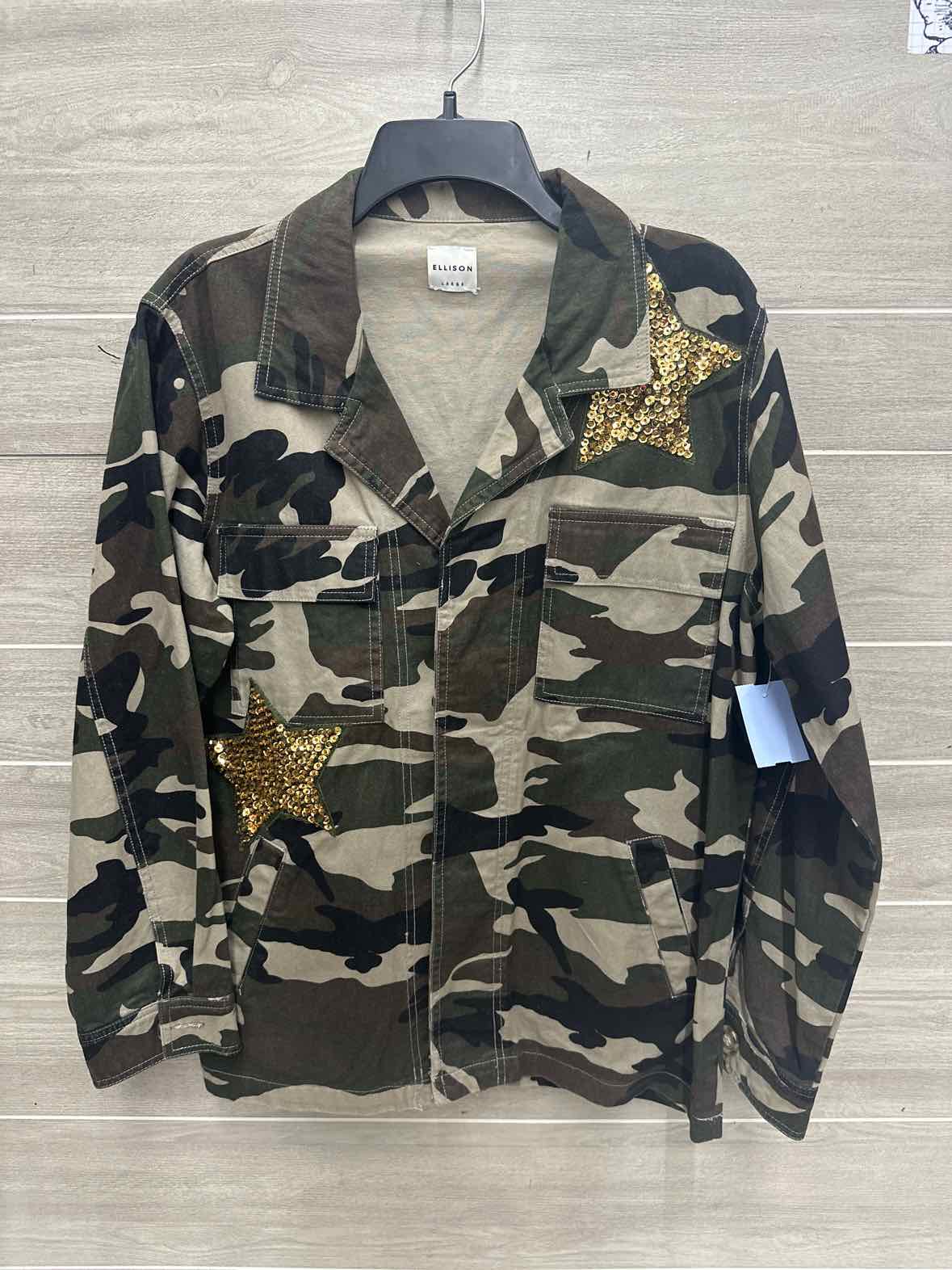 Ellison Size L Olive Womens Jacket (Outdoor)