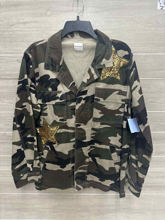 Ellison Size L Olive Womens Jacket (Outdoor)