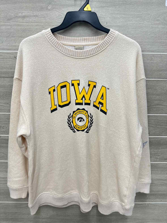 Size XL Yellow Womens Sweatshirt