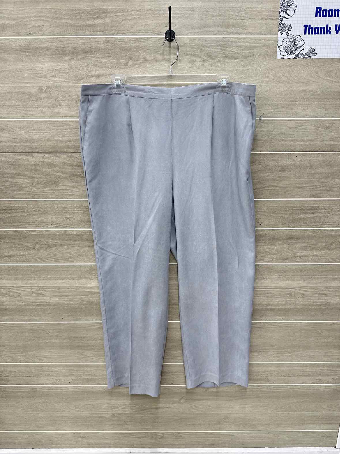 Alfred Dunner Size 22W Gray Plus Pants