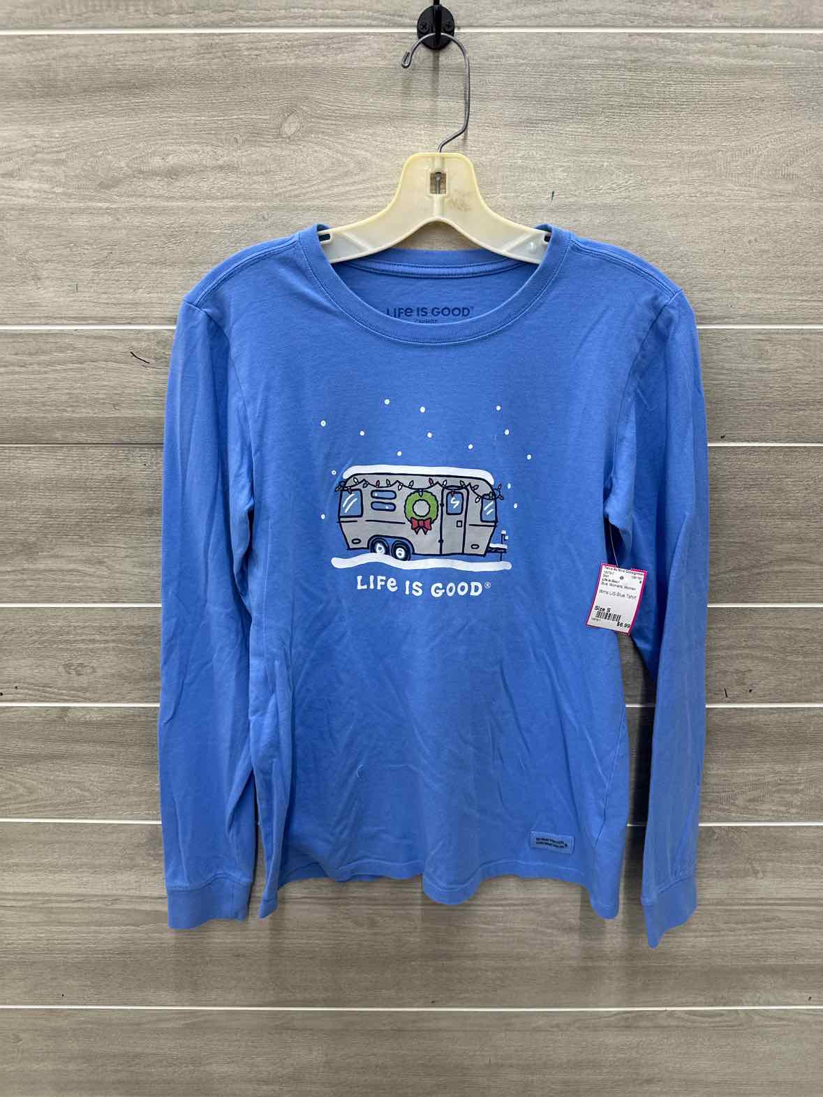 Life Is Good Size S Blue Womens Shirt