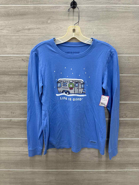Life Is Good Size S Blue Womens Shirt