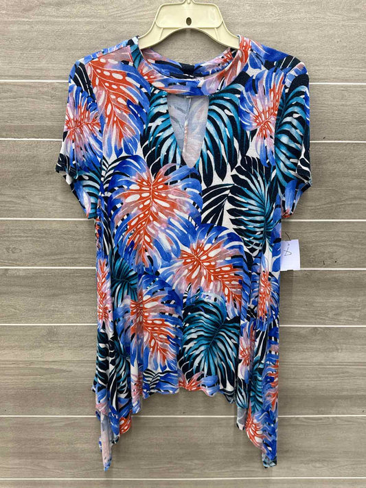 J Lopez Blue Womens Size L Shirt