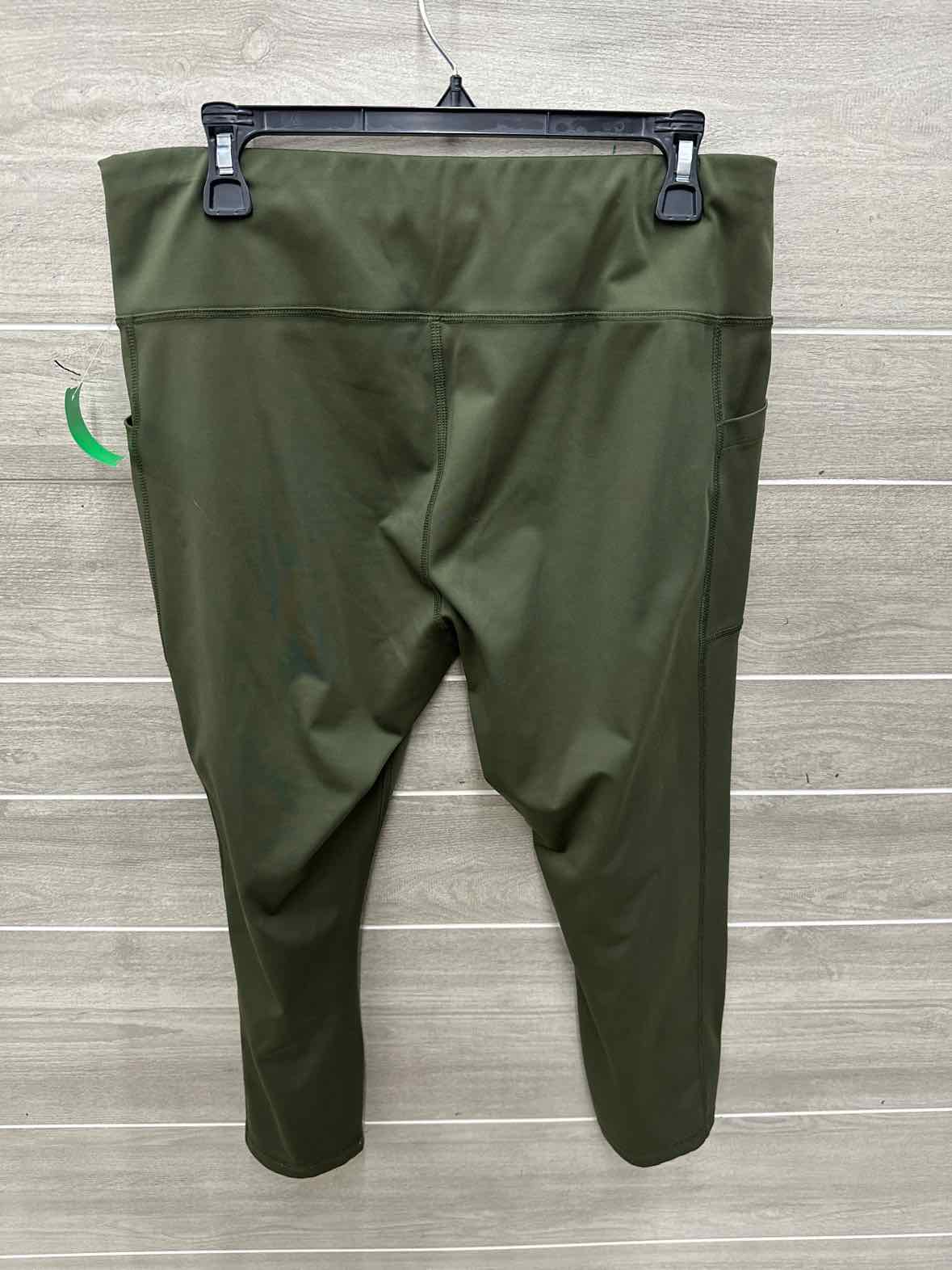 Avia Size XL Olive Womens Leggings