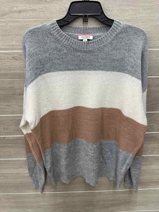 Andree Size M Gray Womens Sweater