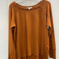 Michael Stars Brown Womens Size L Shirt