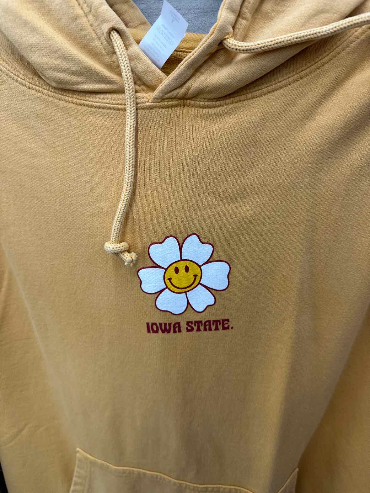 Size L/XL Yellow Womens Sweatshirt