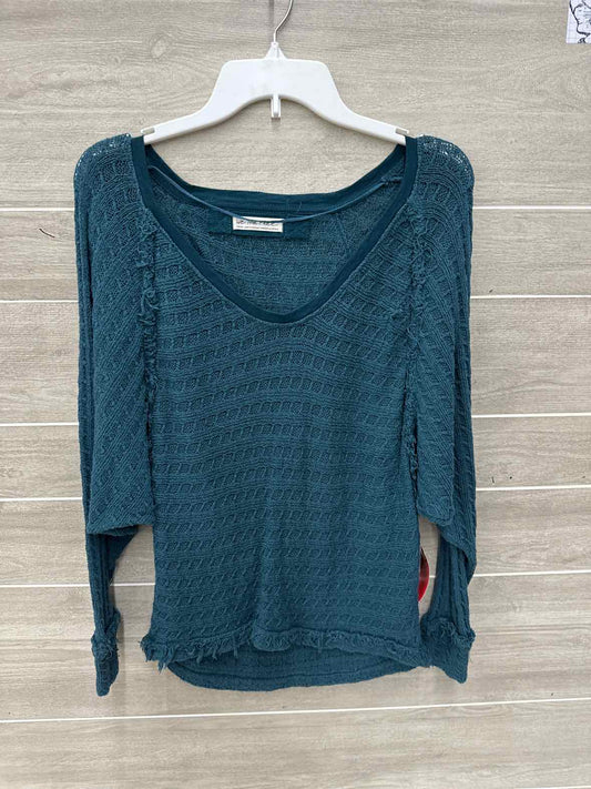 We the Free Teal Womens Women Size Small Shirt