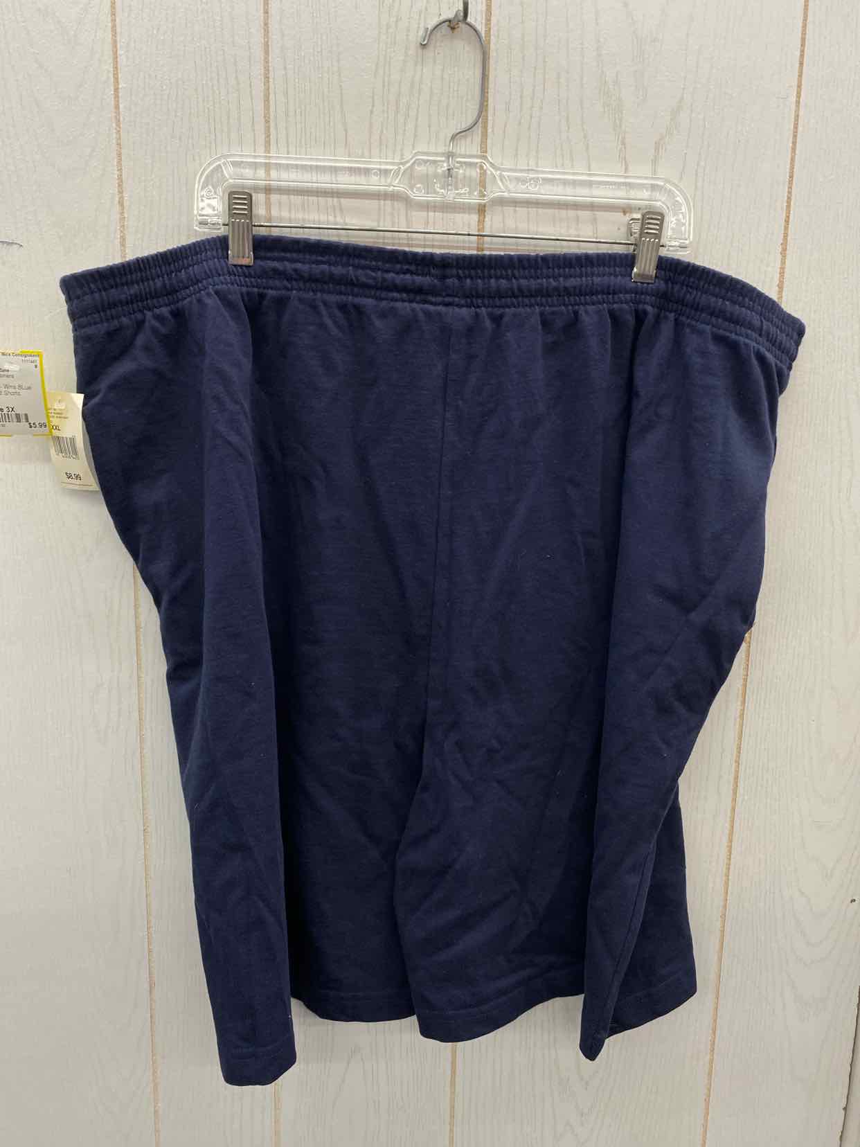 Energy Zone Blue Womens Size 3X Shorts