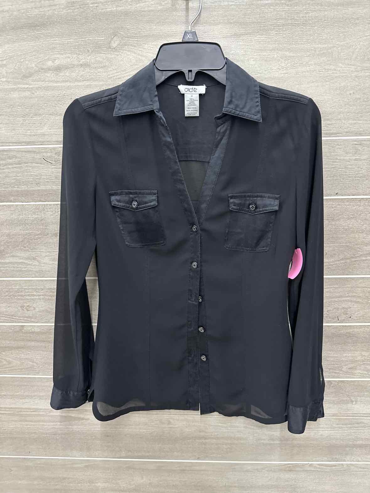 Cache Size XS Black Womens Shirt