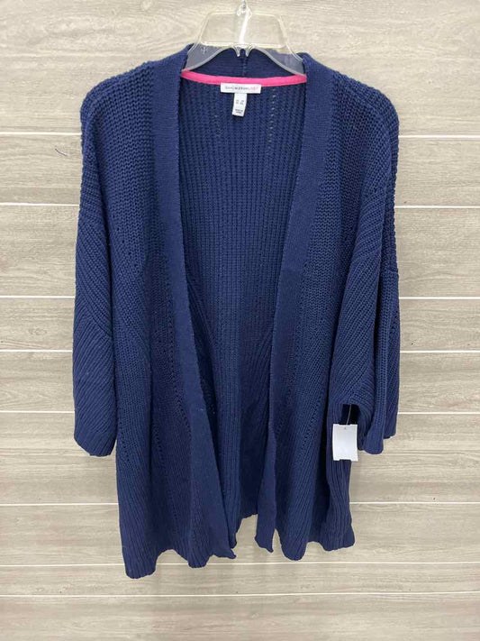 Isaac Mizrahi Blue Womens Women Size 3X Sweater