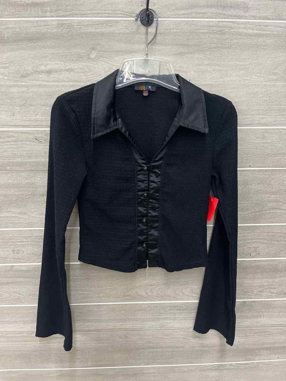 Delia's Size XS Black Junior Shirt