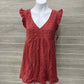 Crystal Doll Size 10 Orange Womens Dress