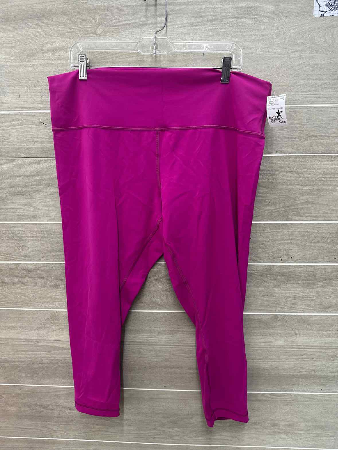 Lululemon Size 20 Pink Plus Leggings