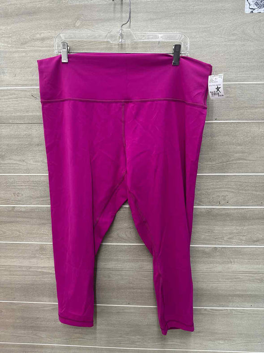Lululemon Size 20 Pink Plus Leggings