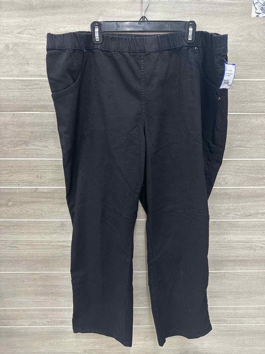 JMS Size 4X/P Black Plus Pants