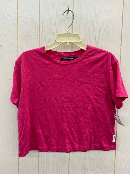 Calvin Klein Pink Womens Size Small Shirt