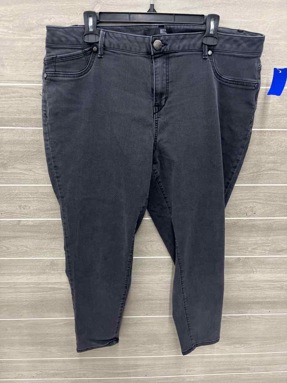 1822 Denim Size 20W Gray Plus Jeans
