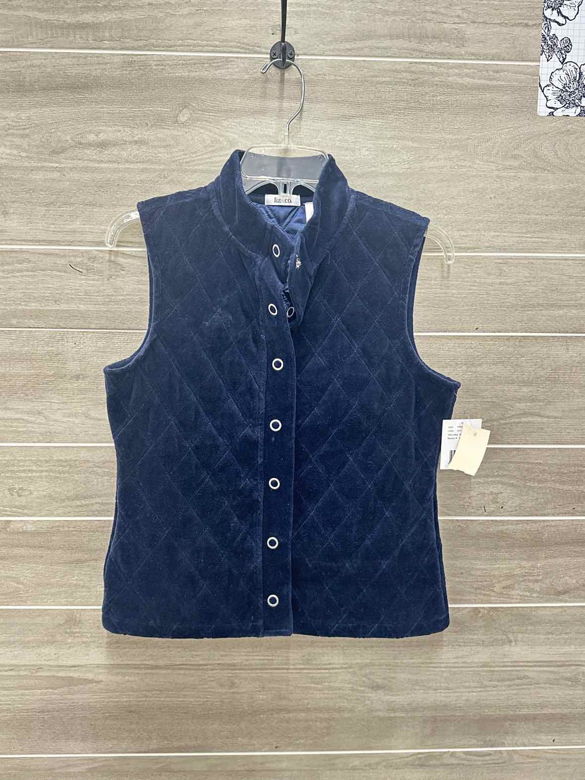 Liz Claiborne Size S Navy Womens Vest