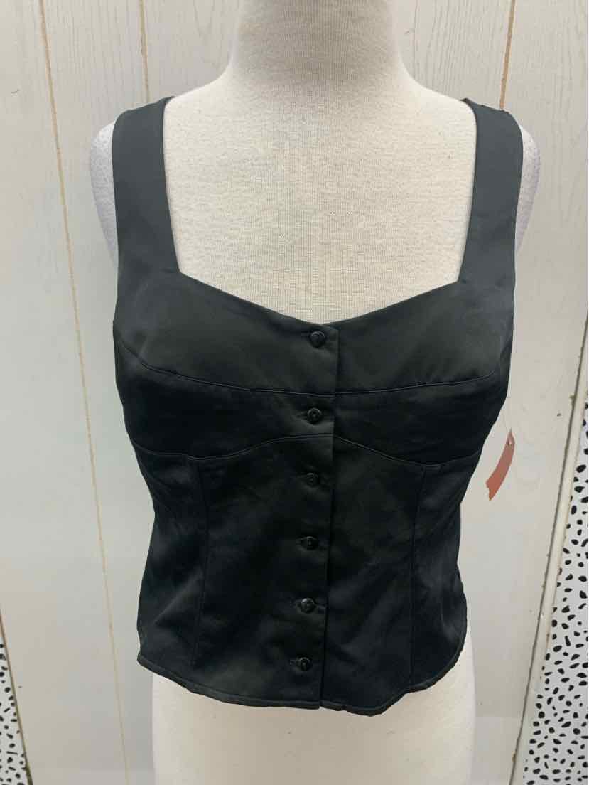 TopShop Black Womens Size Small Tank Top