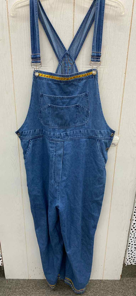 Blue Womens Size XL Overalls