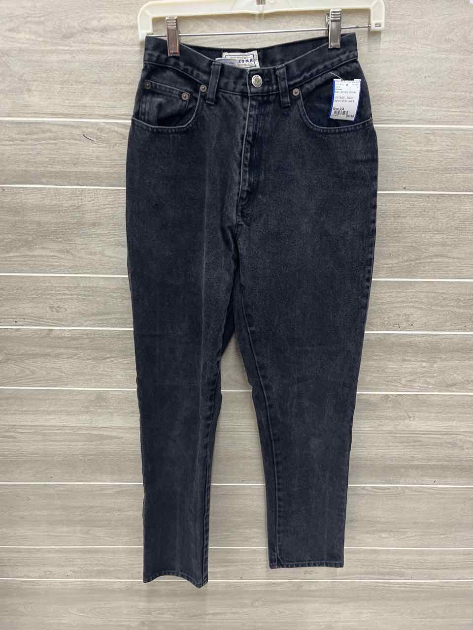 Arizona Size 2/4 Black Womens Jeans