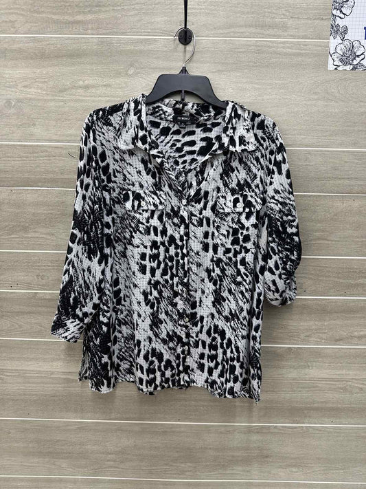 Elementz Black Womens Women Size XL Shirt