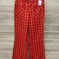Red Womens Size 2/4 Pants