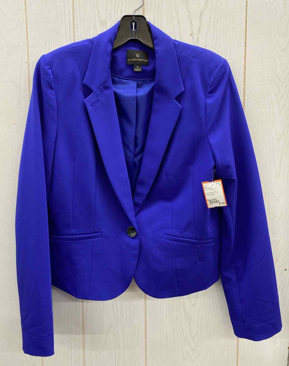 Worthington Blue Womens Size 8/10 Blazer