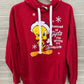 Looney Tunes Red Womens Size XL Sweatshirt