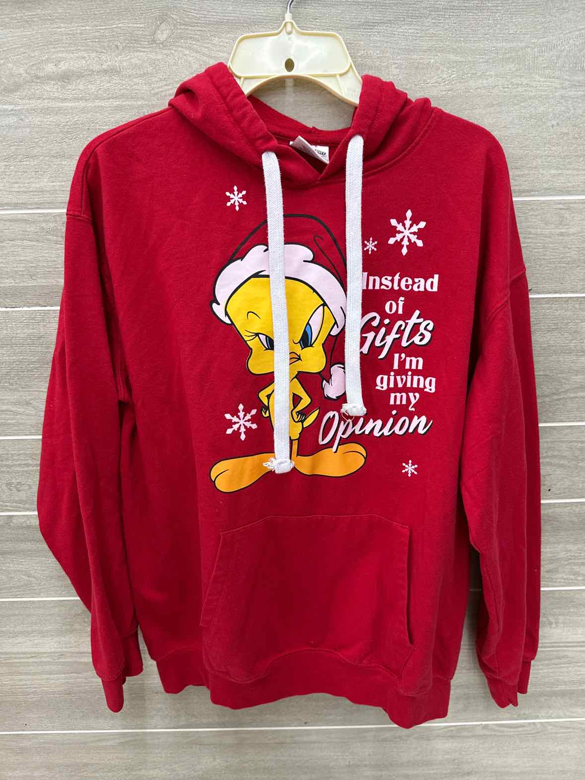 Looney Tunes Red Womens Size XL Sweatshirt