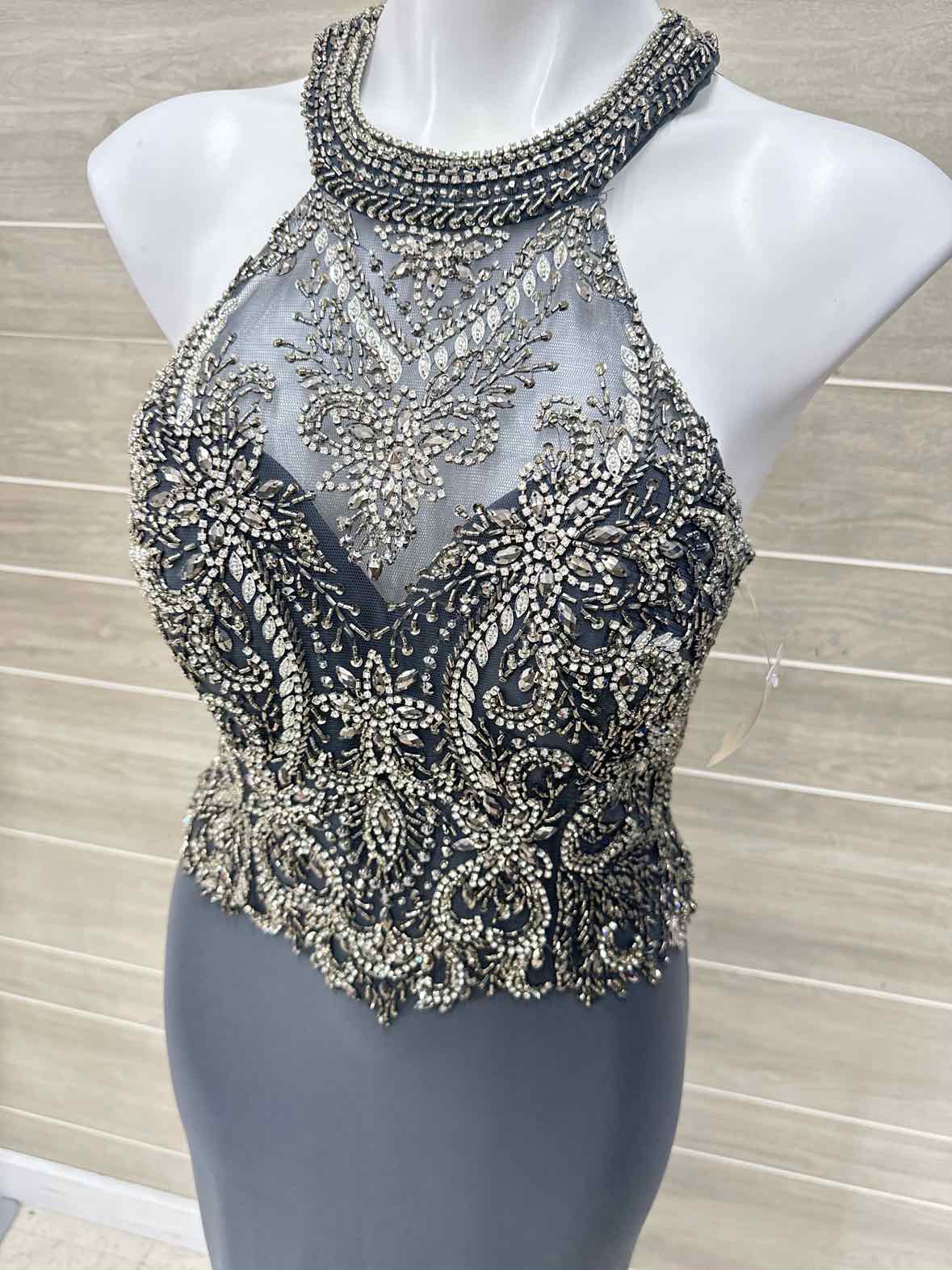 Size 6 Gray Womens Gown/Evening Wear