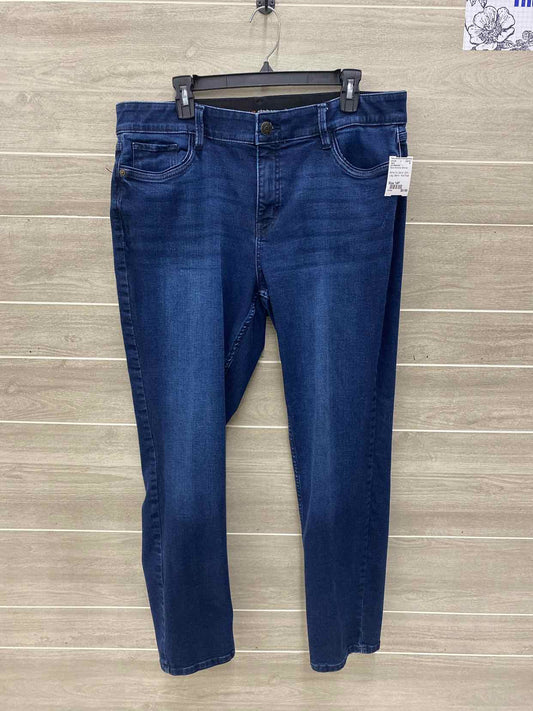 Liz Claiborne Blue Womens Women Size 14P Jeans