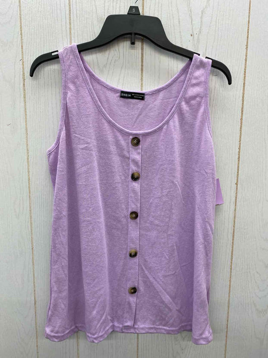 Shein Lavender Junior Size L Tank Top