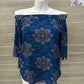 Renee C Blue Womens Size L Shirt