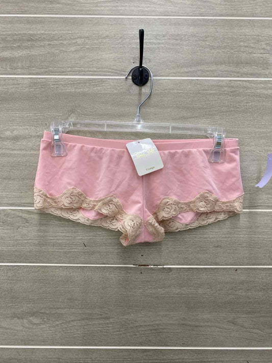 Pink Womens Size L Underwear