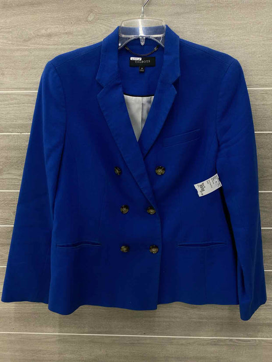 Talbots Blue Womens Size 10 Blazer