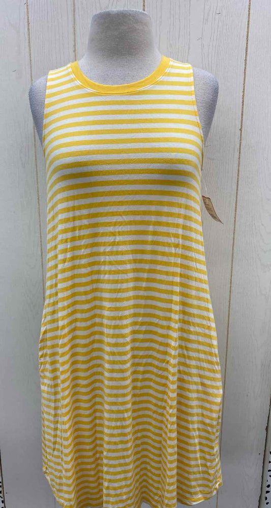 Time & Tru Yellow Womens Size 8/10 Dress