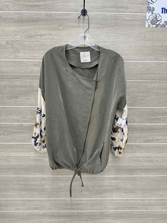 ZARA Size M Olive Womens Blazer