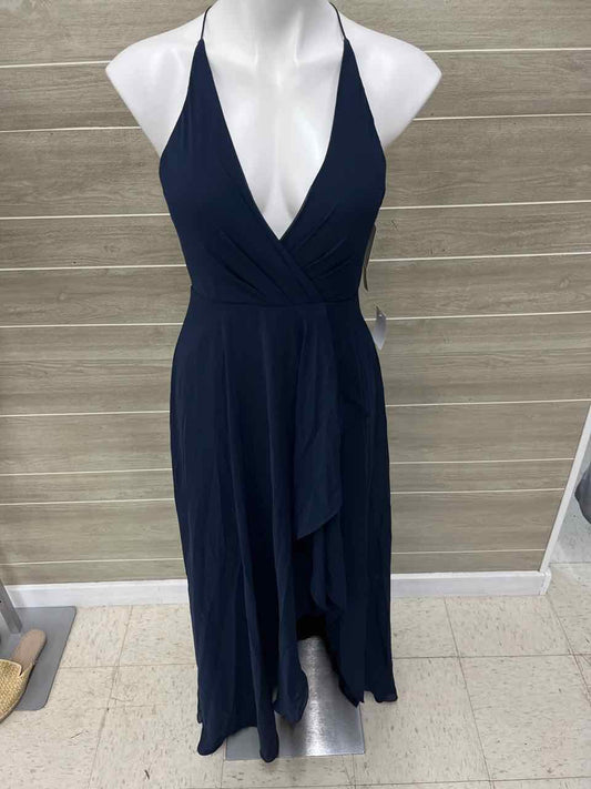 Jenny Yoo Navy Womens Women Size 2 Dress