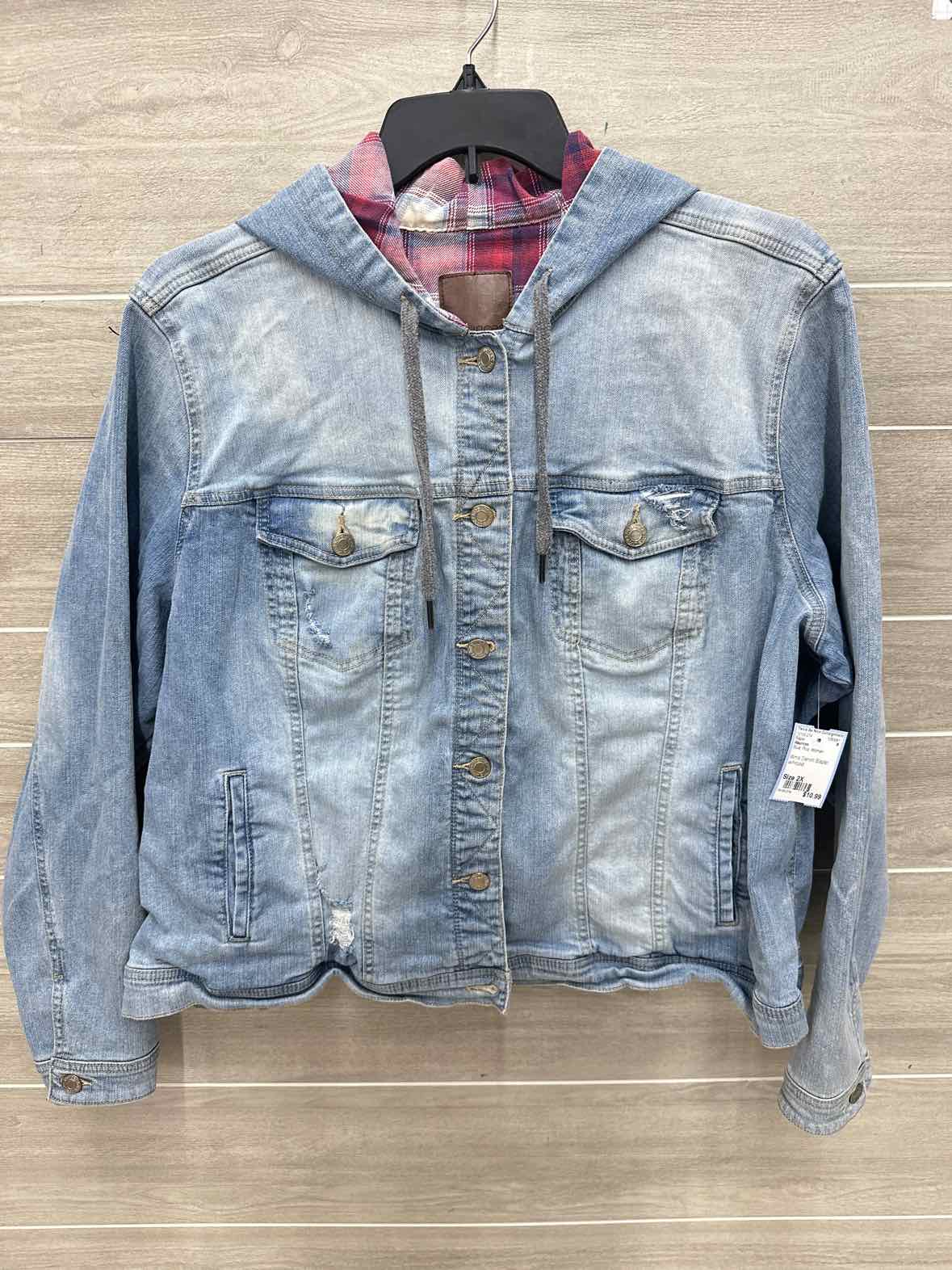 Maurices Size 2X Blue Plus Blazer