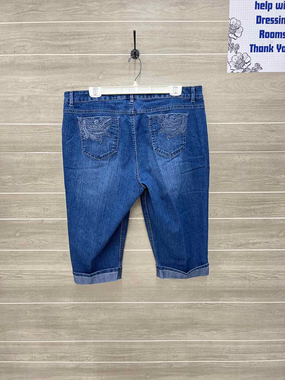 Gloria Vanderbilt Blue Womens Women Size 16 Jeans