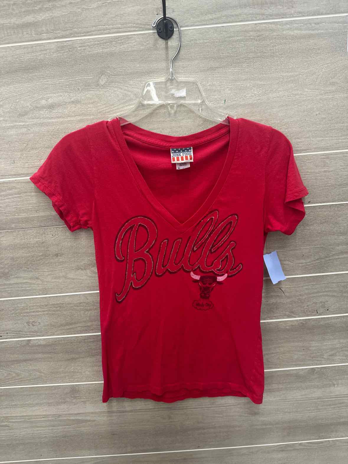 Junk Food Size S Red Womens Shirt