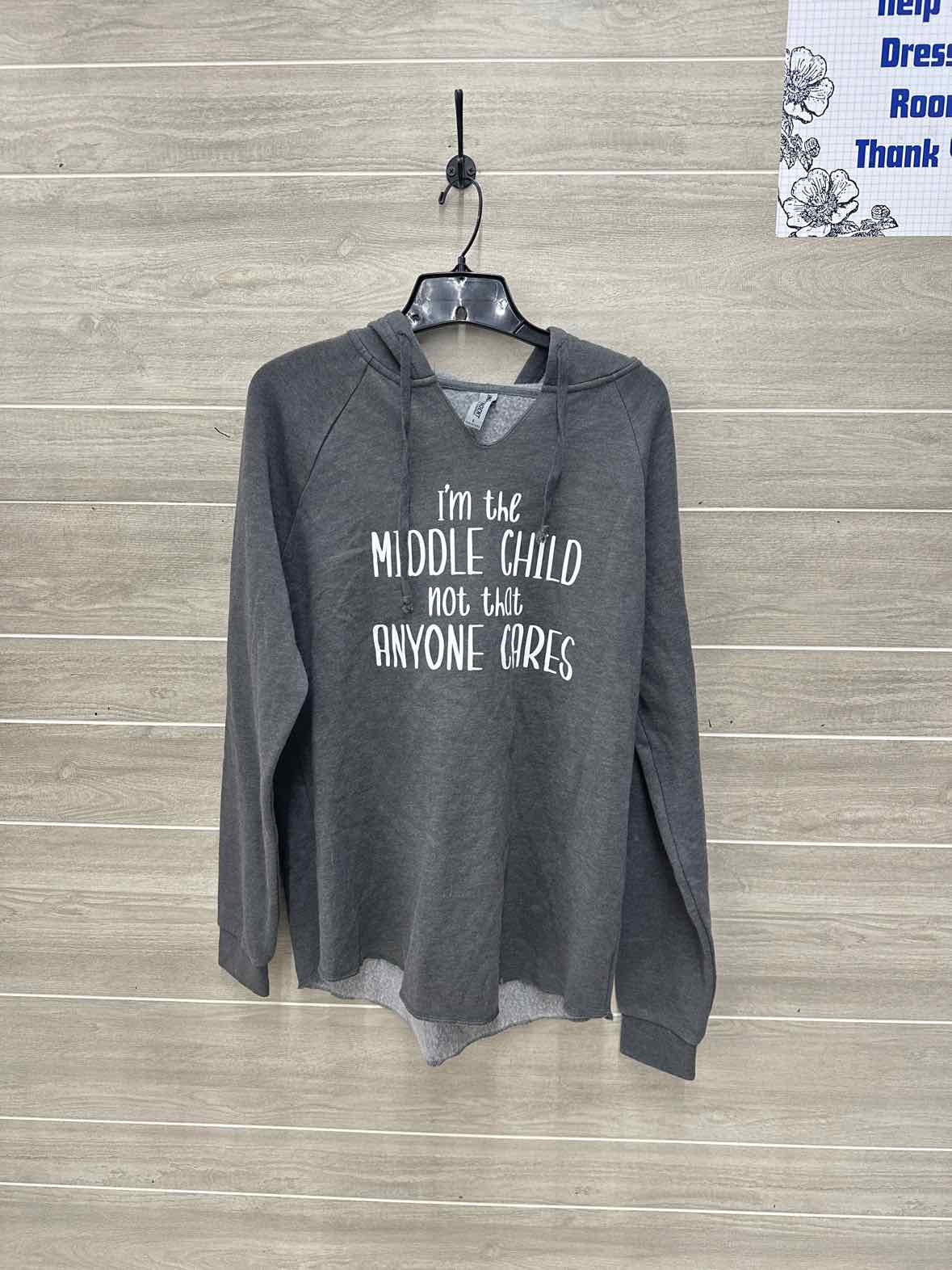 Size L Gray Womens Sweatshirt