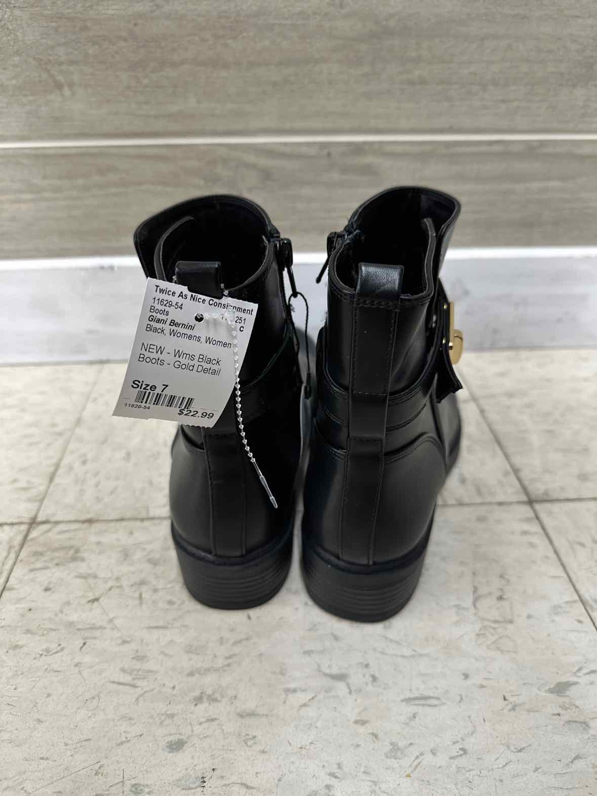 Giani Bernini US Shoe Size 7 Black Womens Boots