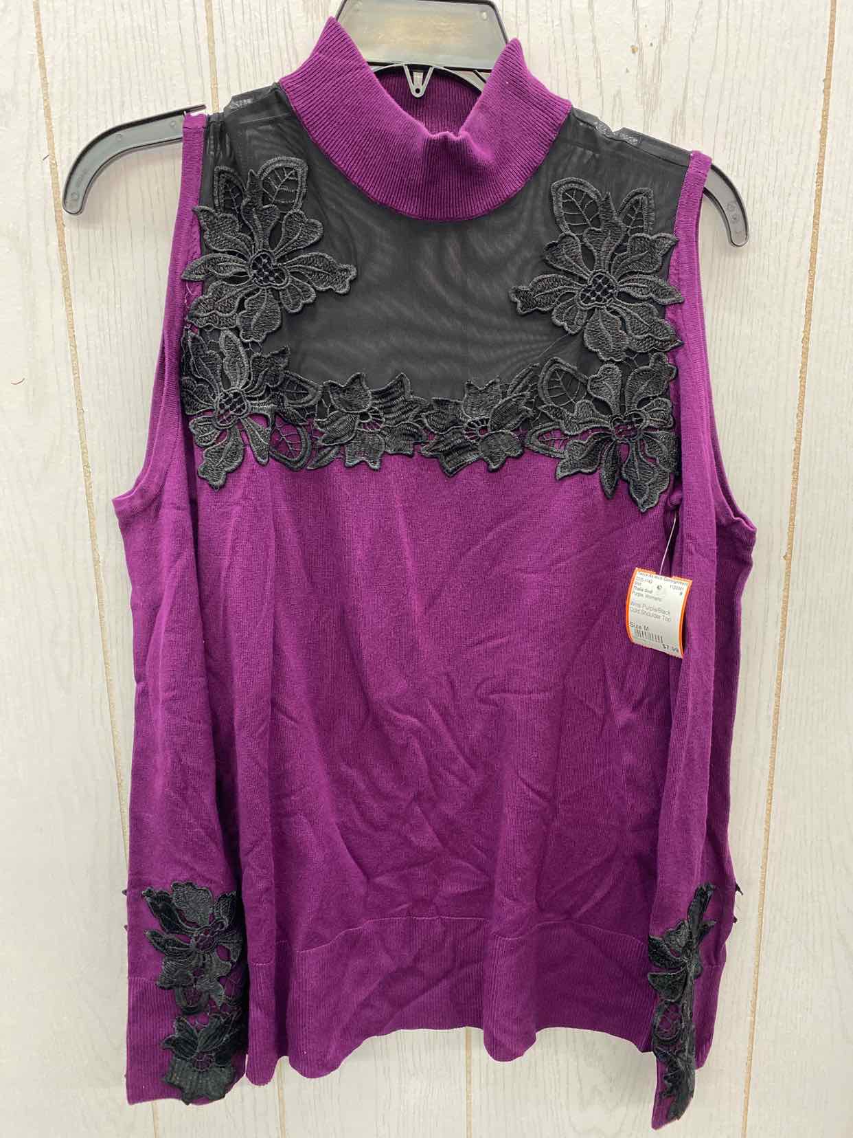 Thalia Sodi Purple Womens Size M Shirt